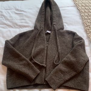 Zara zip up sweater